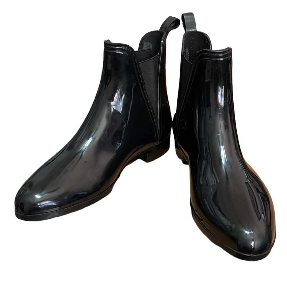 Catherine Malandrino Women’s Black Rain Boots Size US10/EU41